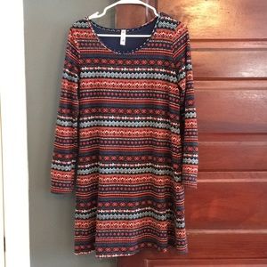 Sweater dress by pink owl. Size M.